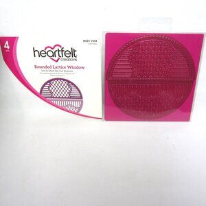 Heartfelt Creations Rounded Latticve Window 4 Pcs HCD1-7274